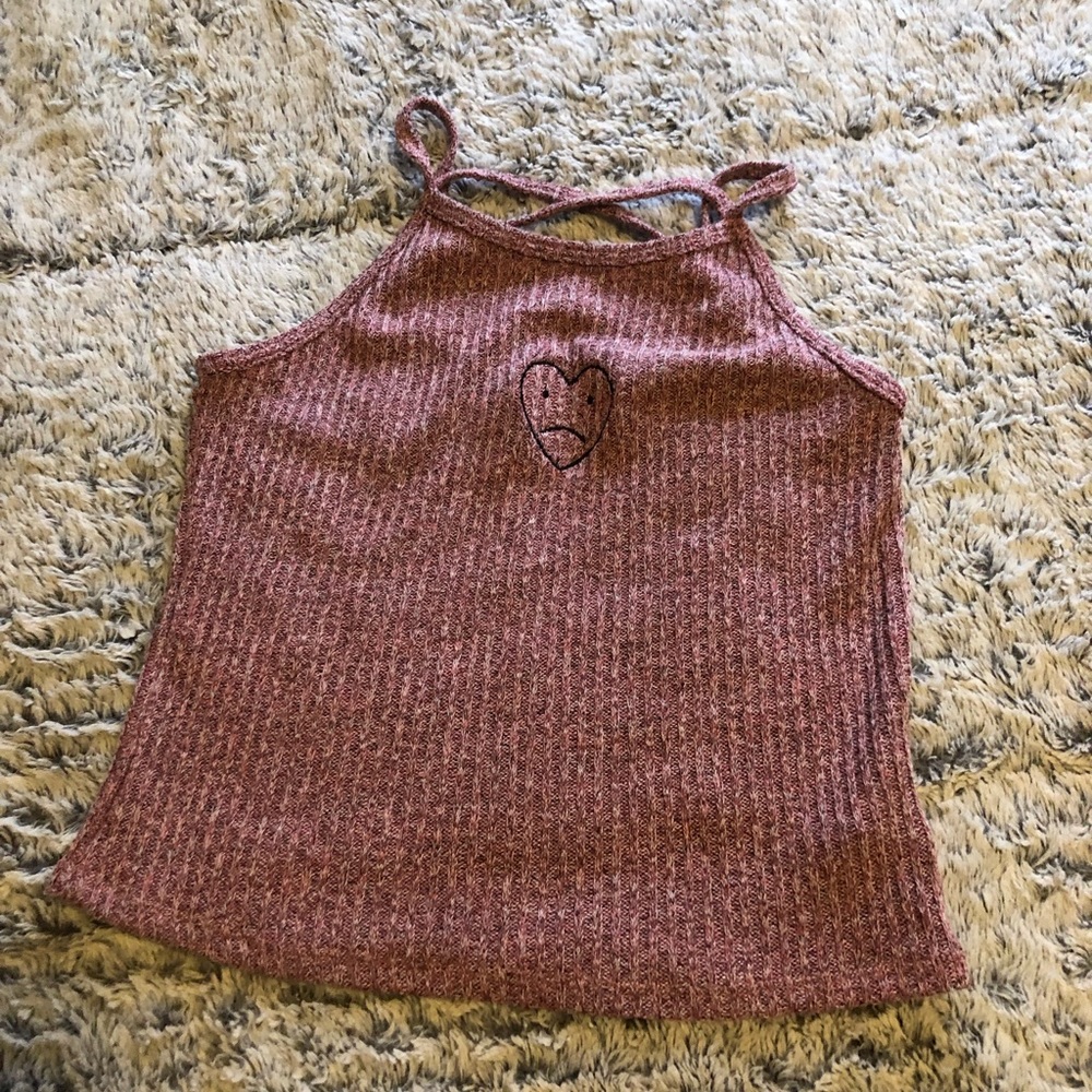 Tank top crop top no holes and no stains never used